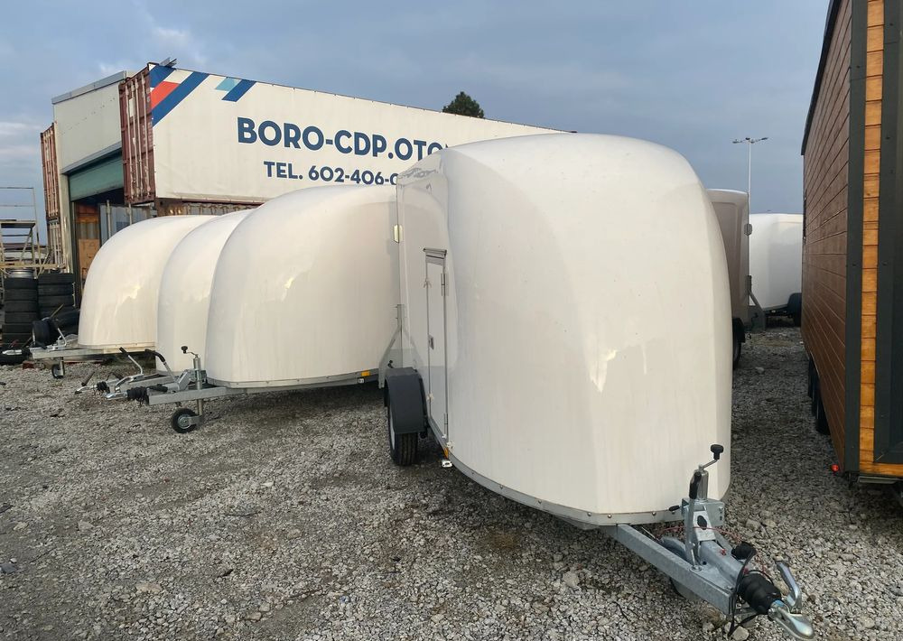 Niewiadów Furgon Niewiadów F1334 z trapem wjazdowym - Remorque voiture: photos 1 Niewiadów Furgon Niewiadów F1334 z trapem wjazdowym - Remorque voiture: photos 1