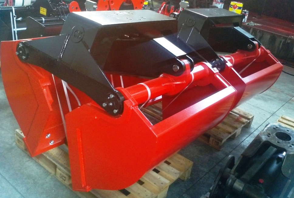 Clamshell bucket with high capacity BV-S 500 - Benne preneuse pour Grue auxiliaire: photos 2 Clamshell bucket with high capacity BV-S 500 - Benne preneuse pour Grue auxiliaire: photos 2