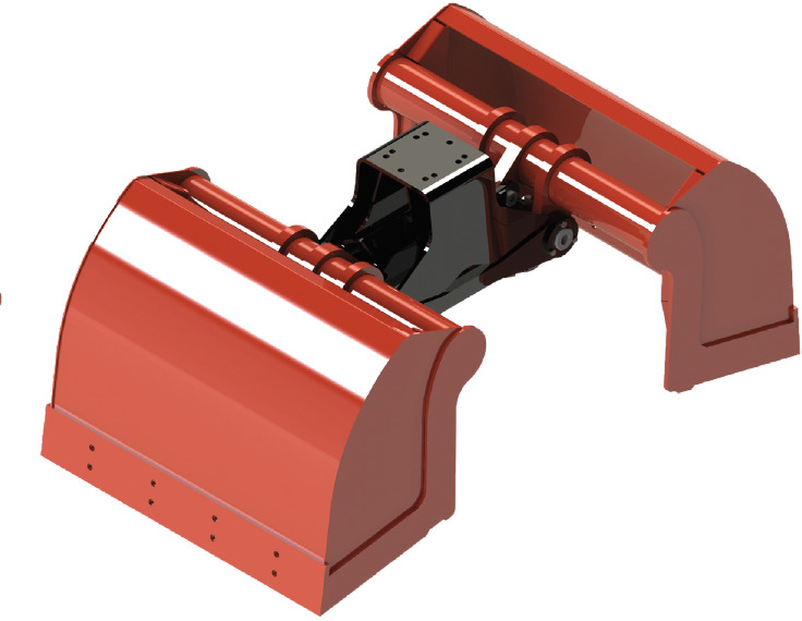 Clamshell bucket with sidewalls BV-L 320 - Benne preneuse pour Grue auxiliaire: photos 1 Clamshell bucket with sidewalls BV-L 320 - Benne preneuse pour Grue auxiliaire: photos 1