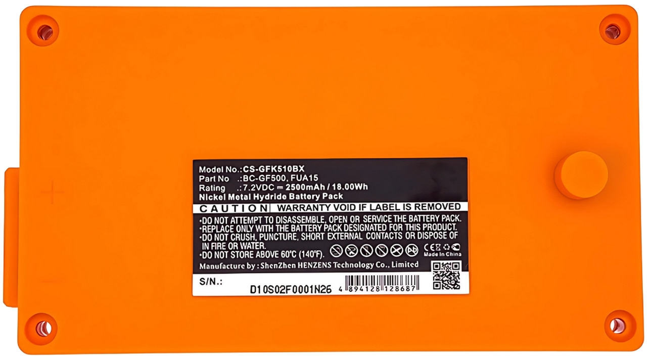 Compatible battery Gross Funk 100-001-885,BC-GF500, FUA15, FUA50 - Accumulateur pour Grue auxiliaire: photos 4 Compatible battery Gross Funk 100-001-885,BC-GF500, FUA15, FUA50 - Accumulateur pour Grue auxiliaire: photos 4