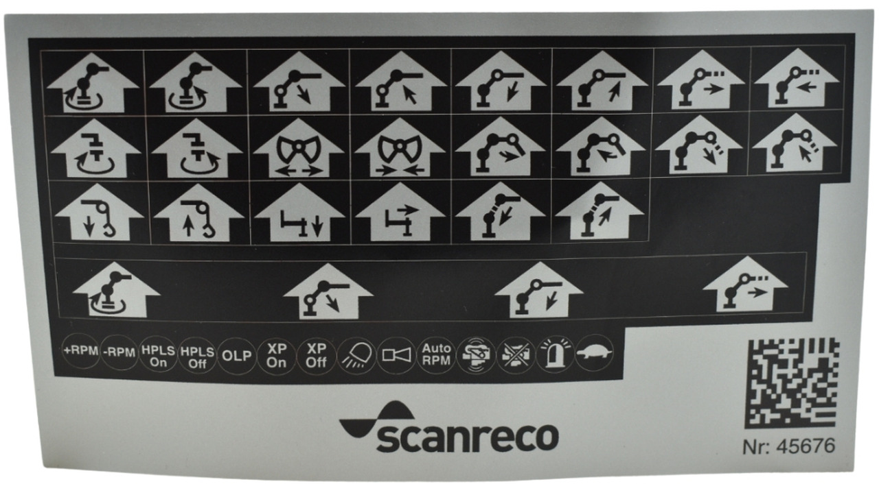 PEGATINA MANDOS SCANRECO PSCAN-RM6 - Système électrique pour Grue auxiliaire: photos 1 PEGATINA MANDOS SCANRECO PSCAN-RM6 - Système électrique pour Grue auxiliaire: photos 1