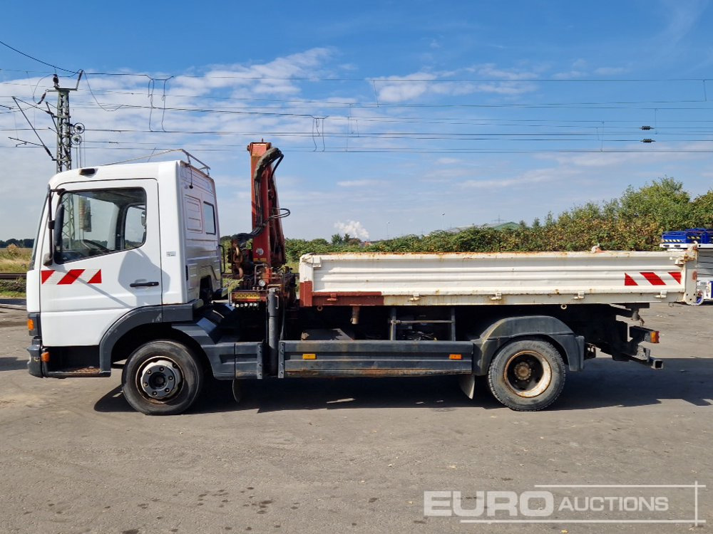 1999 Mercedes Atego - Camion plateau, Camion grue: photos 2 1999 Mercedes Atego - Camion plateau, Camion grue: photos 2