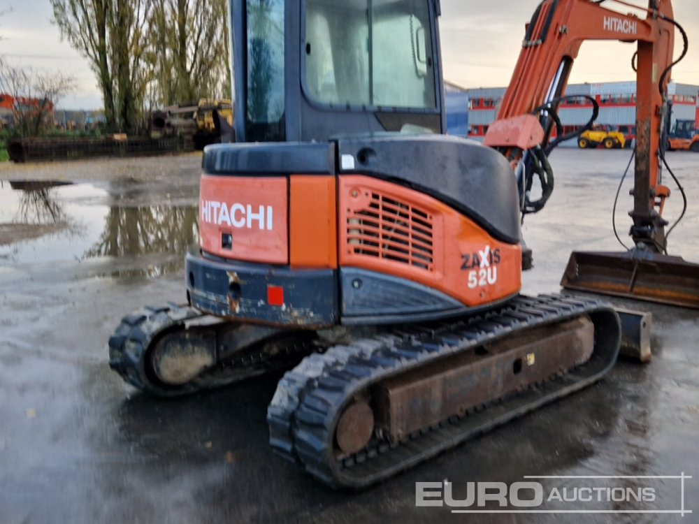 2010 Hitachi ZX52U-3 CLR - Mini pelle: photos 5 2010 Hitachi ZX52U-3 CLR - Mini pelle: photos 5