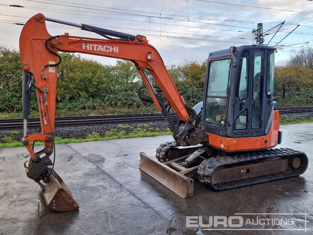 2010 Hitachi ZX52U-3 CLR - Mini pelle: photos 1 2010 Hitachi ZX52U-3 CLR - Mini pelle: photos 1