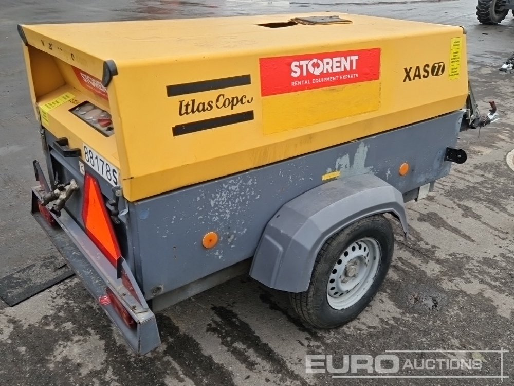 2011 Atlas Copco XAS77 PE - Compresseur d'air: photos 3 2011 Atlas Copco XAS77 PE - Compresseur d'air: photos 3