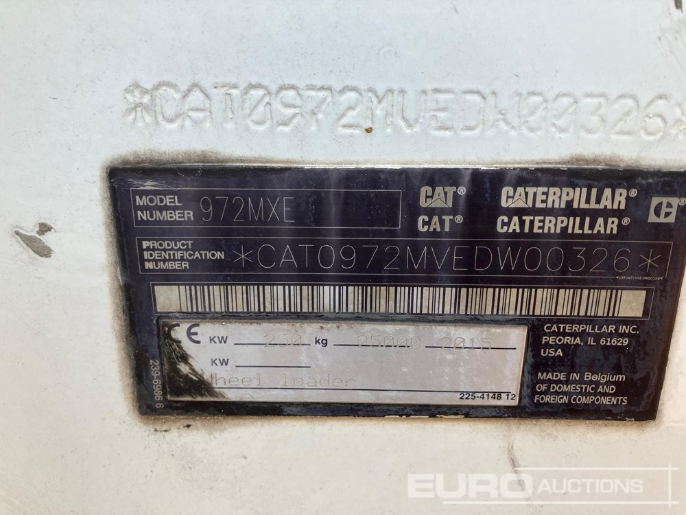 2015 CAT 972M XE - Chargeuse sur pneus: photos 5 2015 CAT 972M XE - Chargeuse sur pneus: photos 5