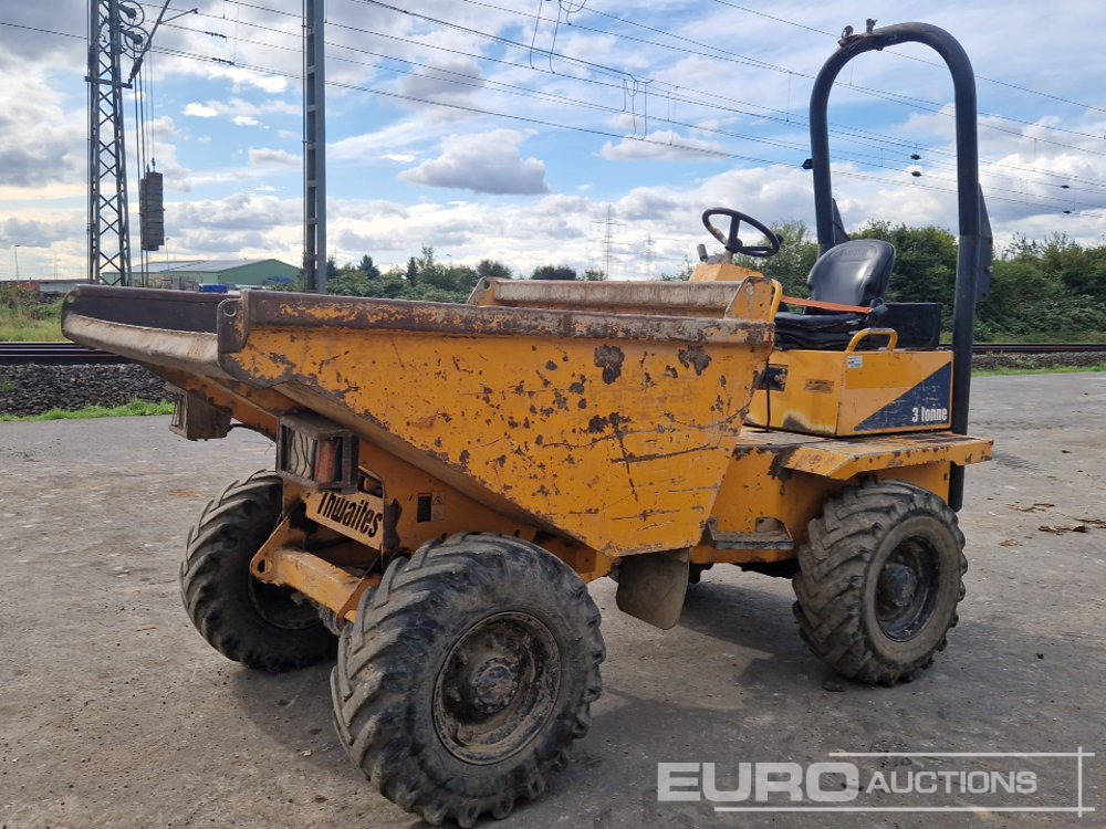 2015 Thwaites 3 Ton Dumper, Rollbar - Mini tombereau: photos 1 2015 Thwaites 3 Ton Dumper, Rollbar - Mini tombereau: photos 1