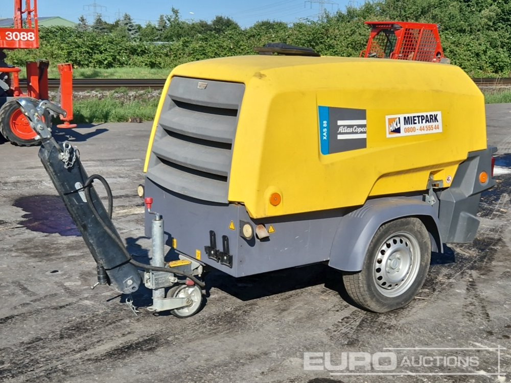 2018 Atlas Copco XAS88 180CFM - Compresseur d'air: photos 1 2018 Atlas Copco XAS88 180CFM - Compresseur d'air: photos 1