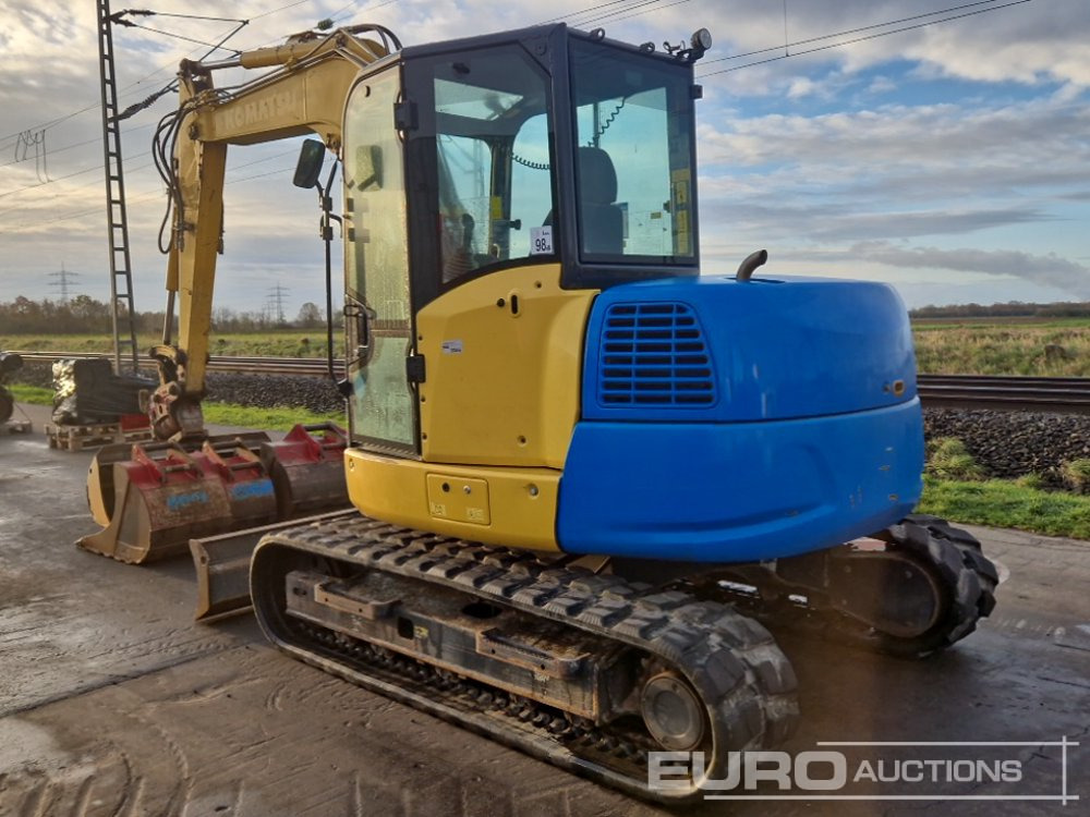 2018 Komatsu PC80MR-5 - Mini pelle: photos 3 2018 Komatsu PC80MR-5 - Mini pelle: photos 3