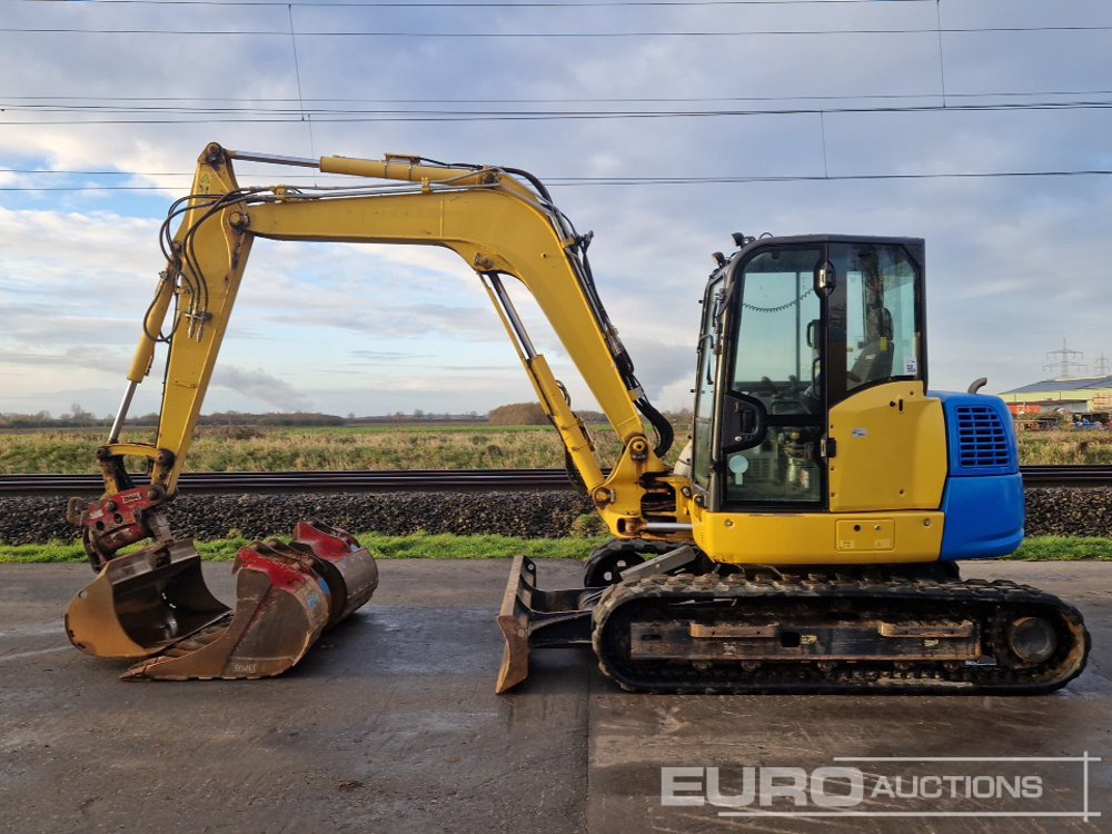 2018 Komatsu PC80MR-5 - Mini pelle: photos 2 2018 Komatsu PC80MR-5 - Mini pelle: photos 2