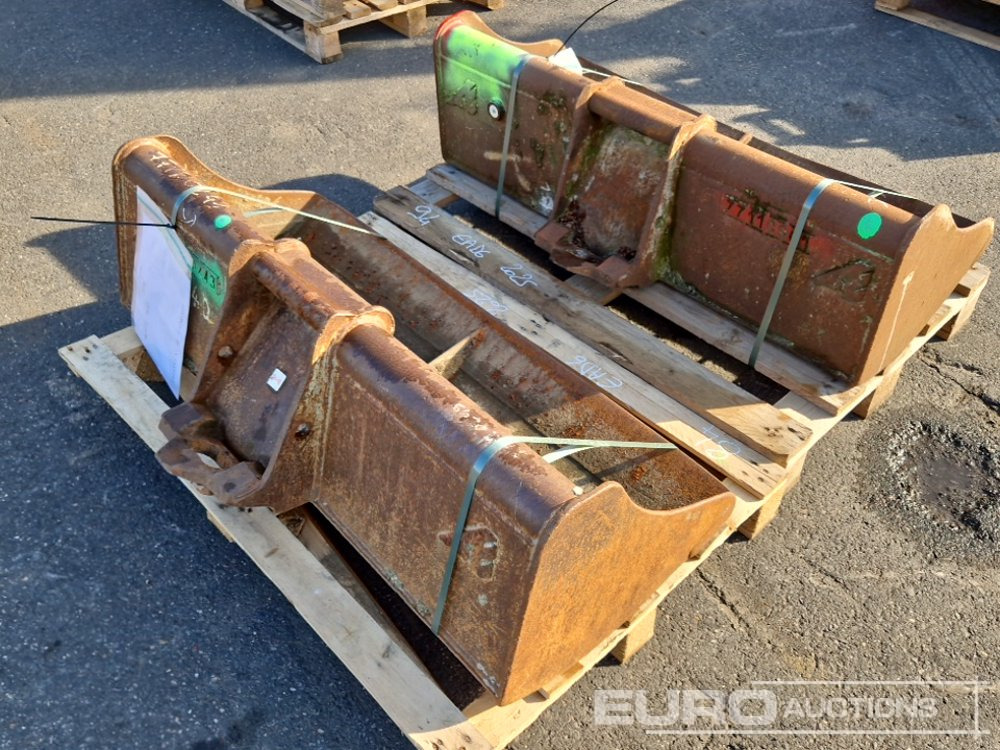 48" Ditching Buckets, ARDEN to suit 2-5 Ton Excavator (2 of) - Godet: photos 3 48" Ditching Buckets, ARDEN to suit 2-5 Ton Excavator (2 of) - Godet: photos 3