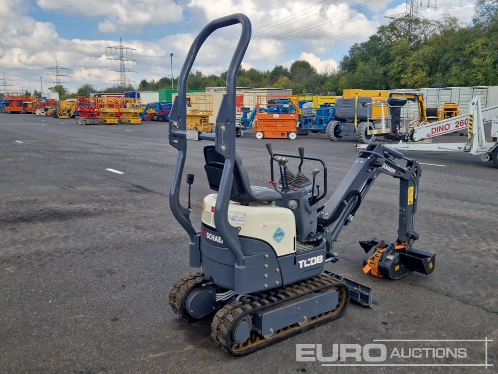 Schaeff Rubber Tracks, Offset, Piped, 2 Buckets, Expanding Undercarriage, Roll Bar - Mini pelle: photos 4 Schaeff Rubber Tracks, Offset, Piped, 2 Buckets, Expanding Undercarriage, Roll Bar - Mini pelle: photos 4