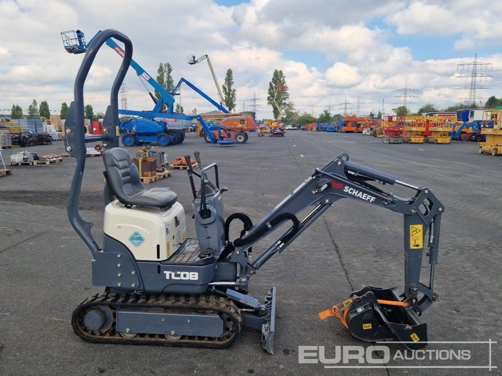 Schaeff Rubber Tracks, Offset, Piped, 2 Buckets, Expanding Undercarriage, Roll Bar - Mini pelle: photos 5 Schaeff Rubber Tracks, Offset, Piped, 2 Buckets, Expanding Undercarriage, Roll Bar - Mini pelle: photos 5