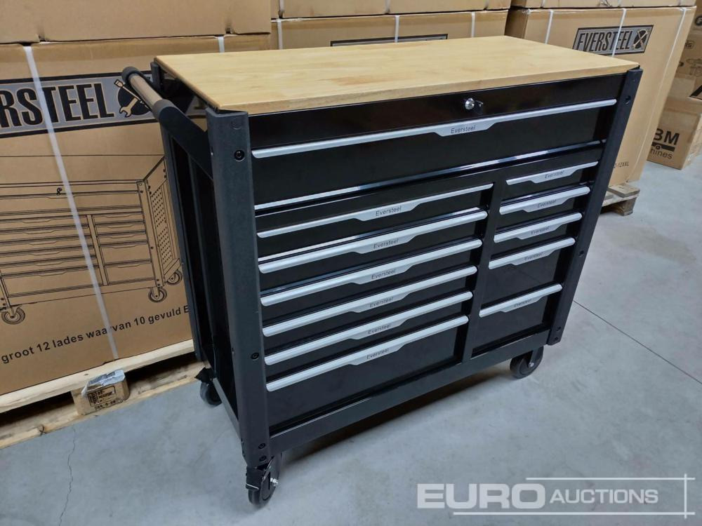 Unused Eversteel EV22-12XXL Tool Cabinet, 12 Drawers incl. Heavy Duty Truck Tools - Équipement de garage: photos 2 Unused Eversteel EV22-12XXL Tool Cabinet, 12 Drawers incl. Heavy Duty Truck Tools - Équipement de garage: photos 2