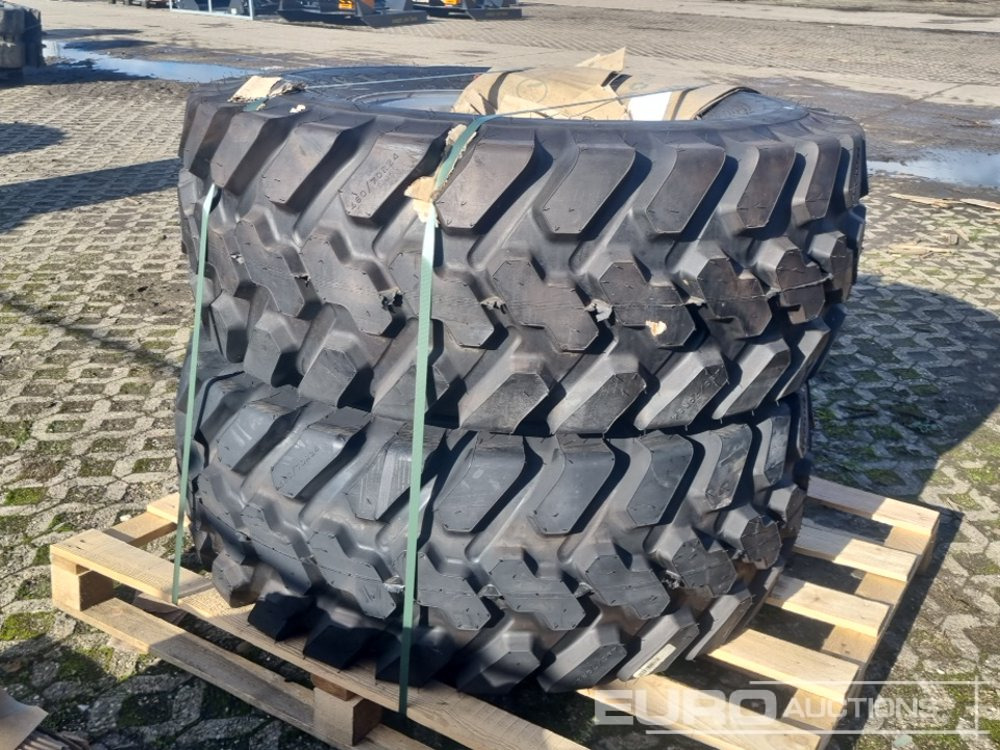 Unused Firestone 460/70R24 Tyre & Rim (2 of) - Pneu: photos 3 Unused Firestone 460/70R24 Tyre & Rim (2 of) - Pneu: photos 3