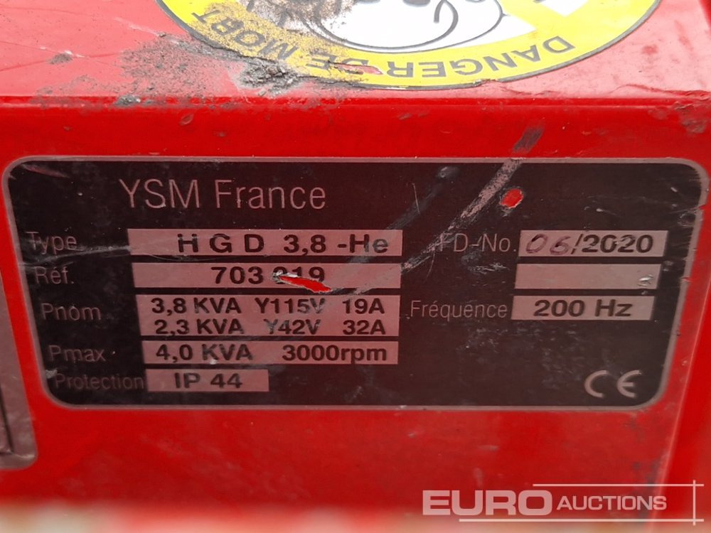 Groupe électrogène YSM HGD3.8-He 3.8kW Mobile Generator: photos 9