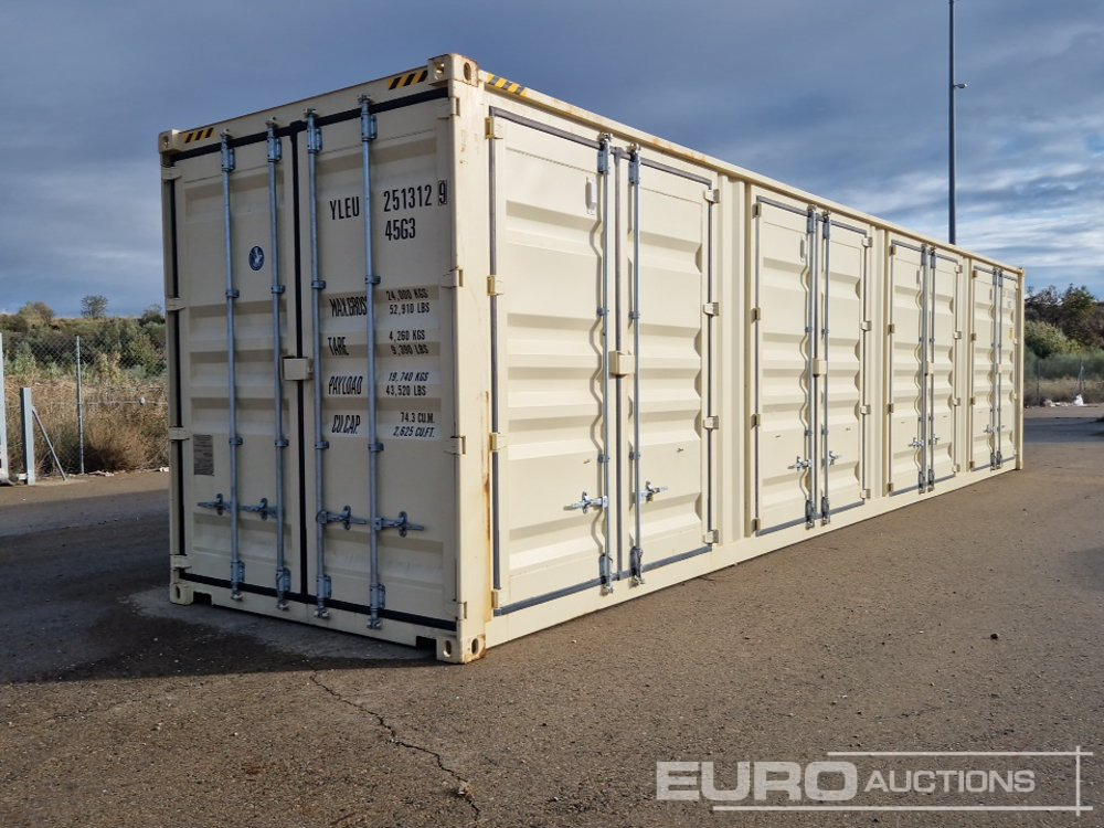 2025 40' x 8' High Cube Container, 4 Side Doors, 1 End Door - Conteneur maritime: photos 4 2025 40' x 8' High Cube Container, 4 Side Doors, 1 End Door - Conteneur maritime: photos 4