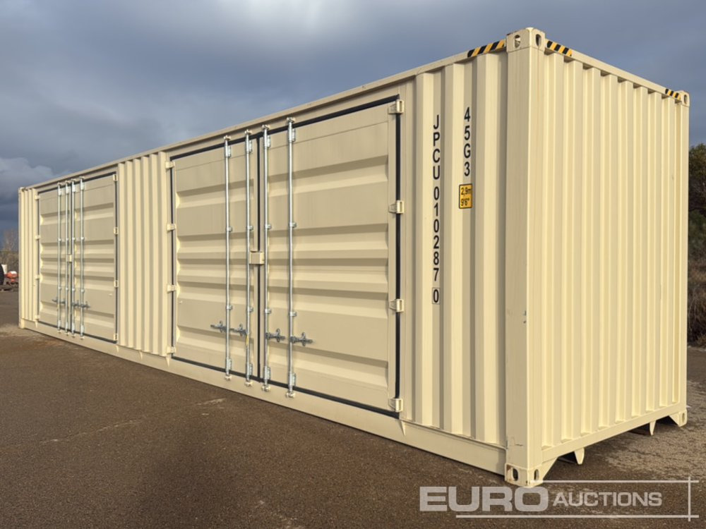 2025 40' x 8' High Cube Container, 4 Side Doors, 1 End Door - Conteneur maritime: photos 2 2025 40' x 8' High Cube Container, 4 Side Doors, 1 End Door - Conteneur maritime: photos 2