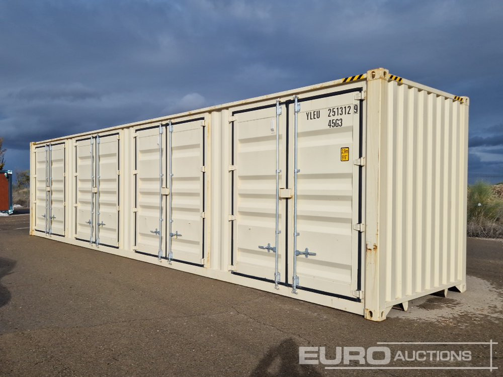 2025 40' x 8' High Cube Container, 4 Side Doors, 1 End Door - Conteneur maritime: photos 1 2025 40' x 8' High Cube Container, 4 Side Doors, 1 End Door - Conteneur maritime: photos 1
