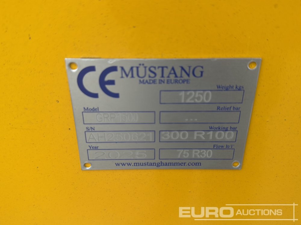 Accessoire pour Pelle Unused 2025 Mustang GRP1500: photos 7