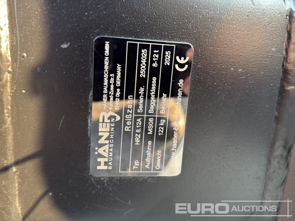 Unused 2025 Häner HRZ 8.12A MS08 - Godet: photos 5 Unused 2025 Häner HRZ 8.12A MS08 - Godet: photos 5