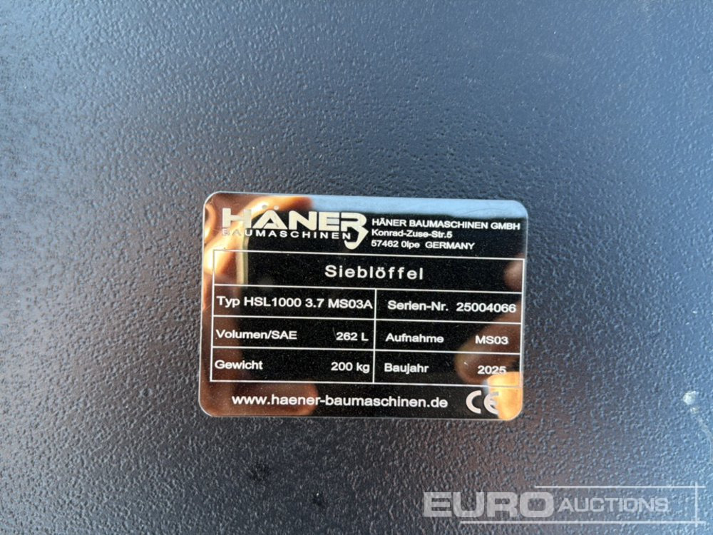 Unused 2025 Häner HSL1000 3.7 MS03A - Godet: photos 5 Unused 2025 Häner HSL1000 3.7 MS03A - Godet: photos 5