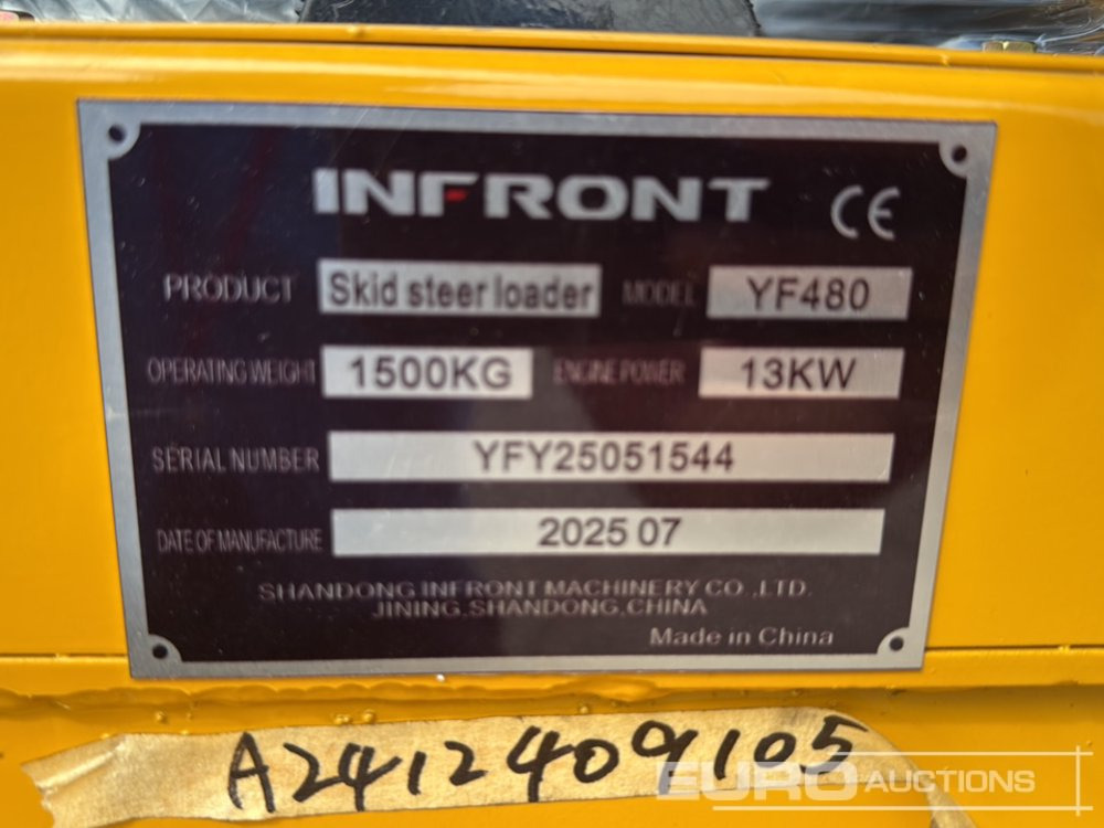 Mini chargeuse Unused 2025 Infront YF480: photos 28