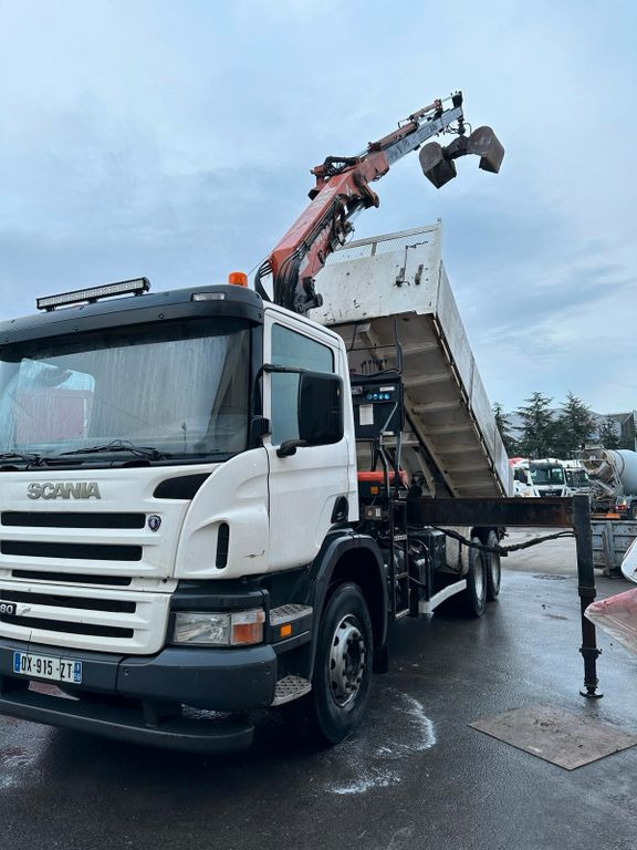 Scania P380 - Camion benne, Camion grue: photos 1 Scania P380 - Camion benne, Camion grue: photos 1