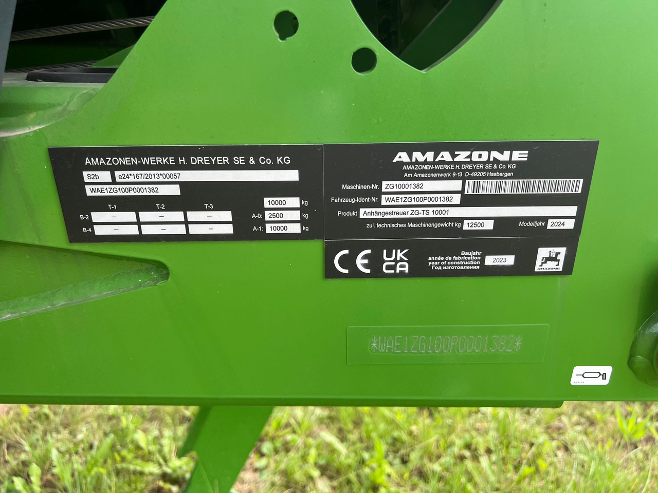 Amazone Anhängestreuer ZG-TS 10001 - Pulvérisateur: photos 2 Amazone Anhängestreuer ZG-TS 10001 - Pulvérisateur: photos 2