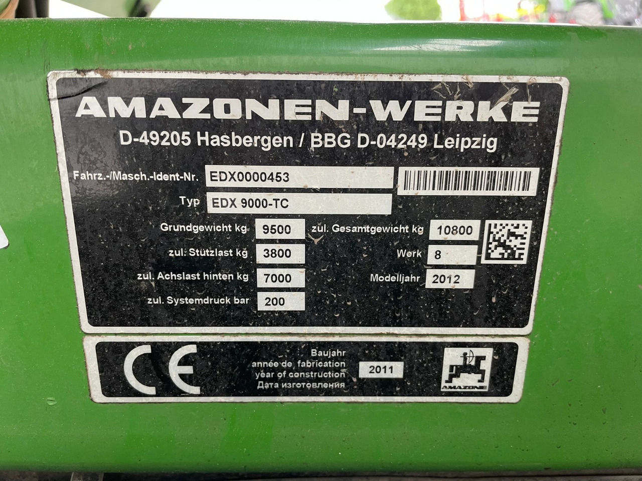 Amazone EDX 9000-TC - Semoir: photos 2 Amazone EDX 9000-TC - Semoir: photos 2