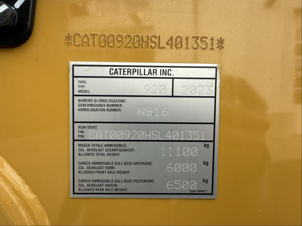 Caterpillar Radlader 920 Radlader - Chargeuse sur pneus: photos 2 Caterpillar Radlader 920 Radlader - Chargeuse sur pneus: photos 2