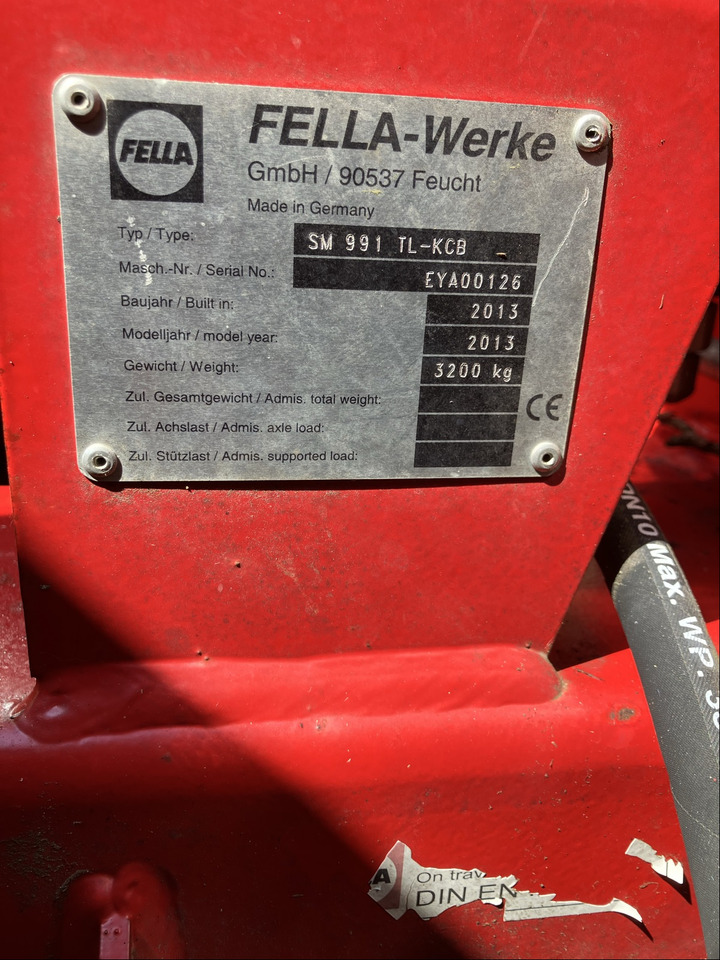 Fella 991 TL-KCB - Faucheuse: photos 4 Fella 991 TL-KCB - Faucheuse: photos 4