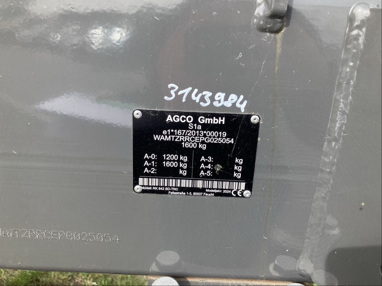 Massey Ferguson RK 842 SD-TRC - Faneuse: photos 2 Massey Ferguson RK 842 SD-TRC - Faneuse: photos 2