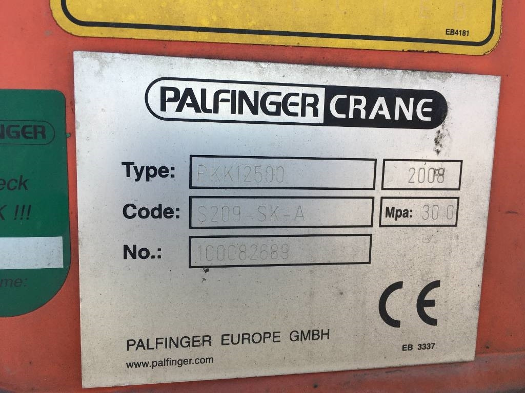 Palfinger PKK12500  - Grue auxiliaire pour Camion: photos 3 Palfinger PKK12500  - Grue auxiliaire pour Camion: photos 3