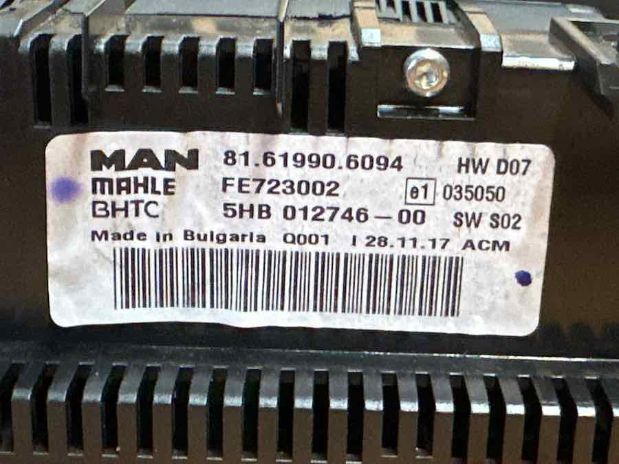 MAN ECU MODULE HEATING 81.61990-6094 - Système électrique pour Camion: photos 3 MAN ECU MODULE HEATING 81.61990-6094 - Système électrique pour Camion: photos 3