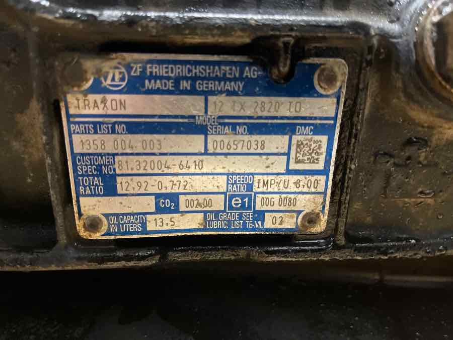 MAN GEARBOX 12TX2820 TO // 81.32004-6410 - Boîte de vitesse pour Camion: photos 3 MAN GEARBOX 12TX2820 TO // 81.32004-6410 - Boîte de vitesse pour Camion: photos 3