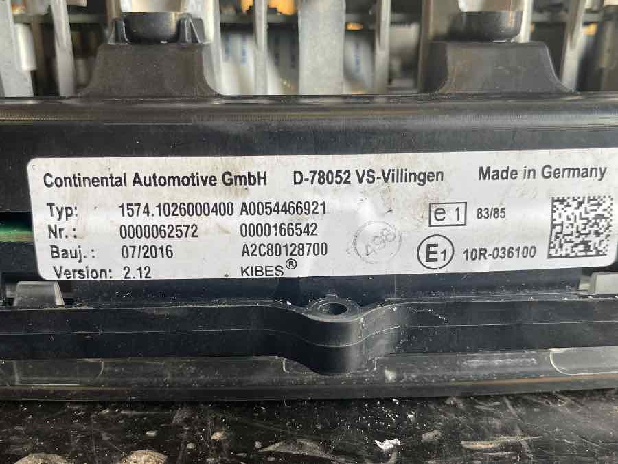 MERCEDES CLUSTER INSTRUMENT A0054466921 - Panel de instrumentos pour Bus: photos 4 MERCEDES CLUSTER INSTRUMENT A0054466921 - Panel de instrumentos pour Bus: photos 4