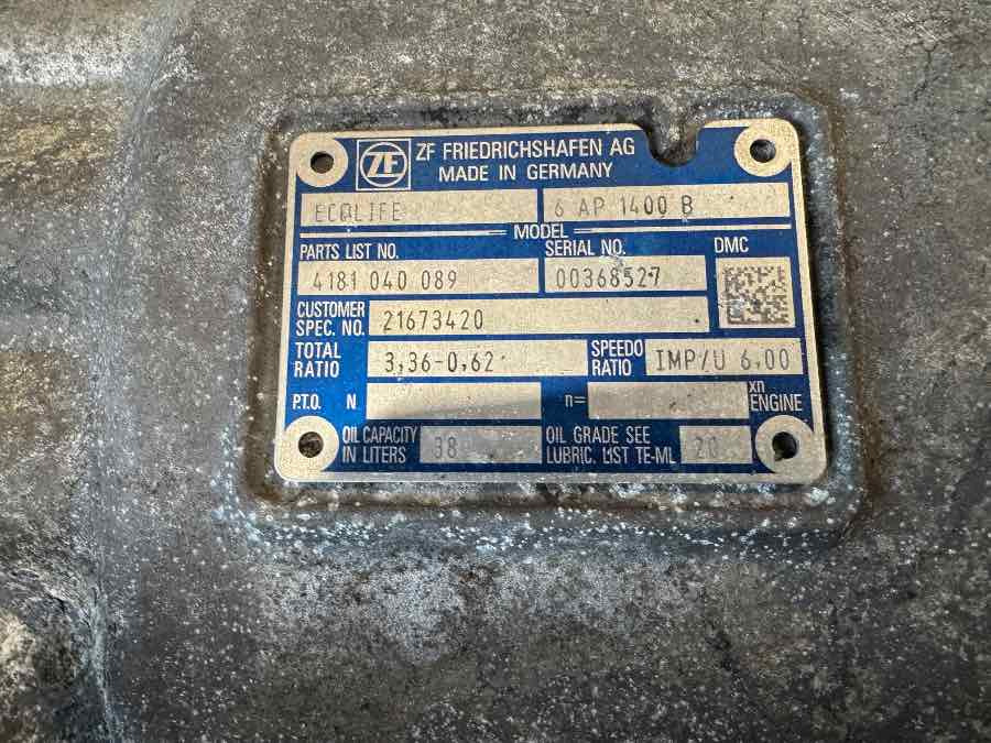 VOLVO GEARBOX 6AP1400B // 21673420 - Boîte de vitesse pour Camion: photos 2 VOLVO GEARBOX 6AP1400B // 21673420 - Boîte de vitesse pour Camion: photos 2