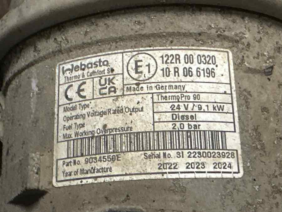 VOLVO WEBASTO HEATER 82383344 - Système de refroidissement pour Camion: photos 3 VOLVO WEBASTO HEATER 82383344 - Système de refroidissement pour Camion: photos 3