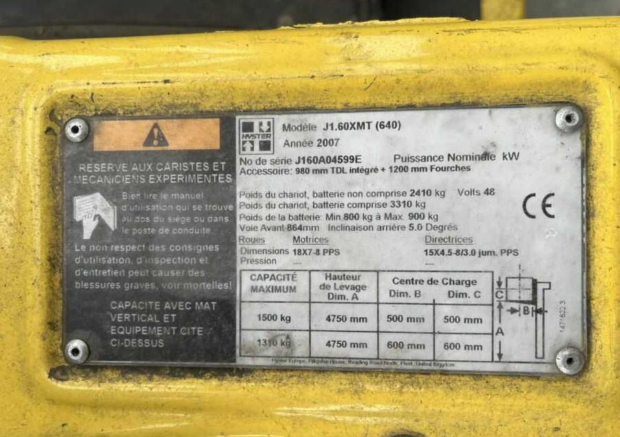 Hyster J1.6XMT - Chariot élévateur électrique: photos 4 Hyster J1.6XMT - Chariot élévateur électrique: photos 4
