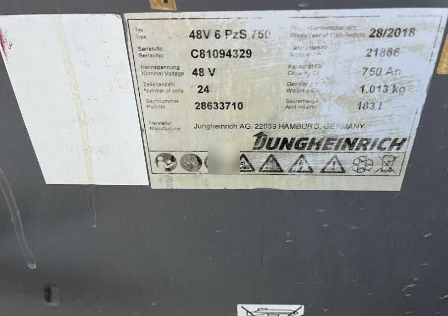 Jungheinrich EFG220 - Chariot élévateur électrique: photos 5 Jungheinrich EFG220 - Chariot élévateur électrique: photos 5