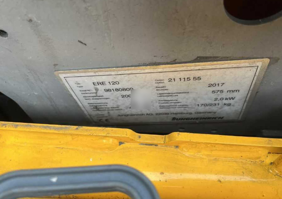 Jungheinrich ERE120 - Gerbeur: photos 4 Jungheinrich ERE120 - Gerbeur: photos 4