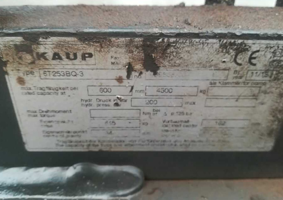 Kaup 6T253BQ-3 - Fourches pour Matériel de manutention: photos 5 Kaup 6T253BQ-3 - Fourches pour Matériel de manutention: photos 5
