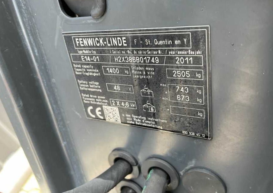 Linde E14-01 - Chariot élévateur électrique: photos 4 Linde E14-01 - Chariot élévateur électrique: photos 4