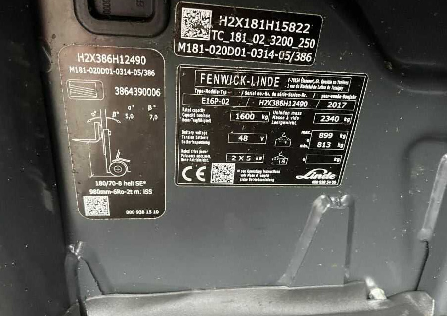 Linde E16P-02 - Chariot élévateur électrique: photos 4 Linde E16P-02 - Chariot élévateur électrique: photos 4