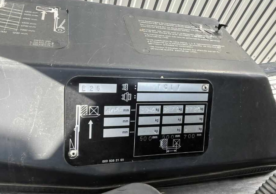 Chariot élévateur électrique Linde E25: photos 6 Chariot élévateur électrique Linde E25: photos 6