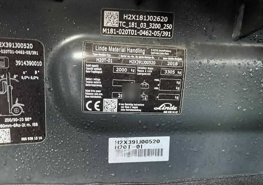 Linde H20T-01 - Chariot élévateur à gaz: photos 4 Linde H20T-01 - Chariot élévateur à gaz: photos 4