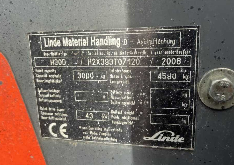 Linde H30D - Chariot élévateur diesel: photos 4 Linde H30D - Chariot élévateur diesel: photos 4