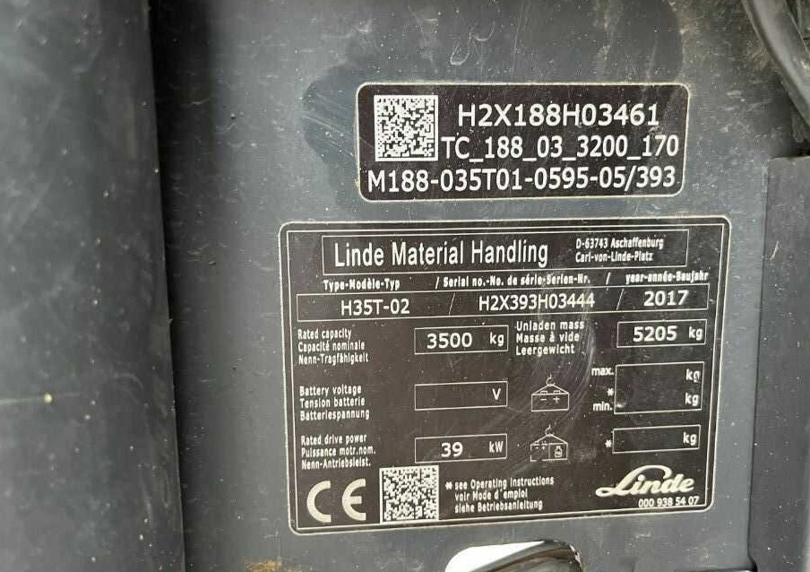 Linde H35T-02 - Chariot élévateur à gaz: photos 4 Linde H35T-02 - Chariot élévateur à gaz: photos 4