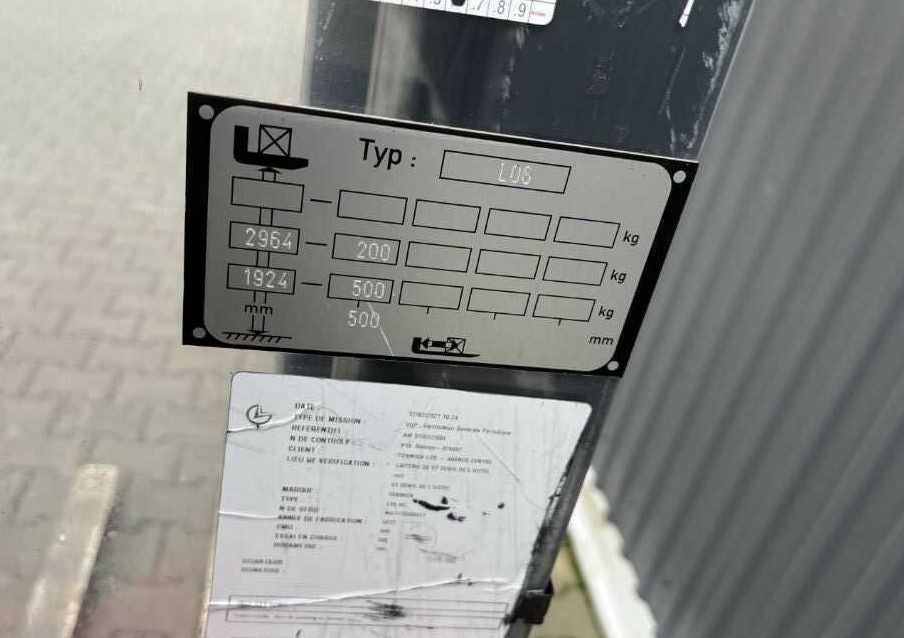 Linde L06AC - Gerbeur: photos 5 Linde L06AC - Gerbeur: photos 5